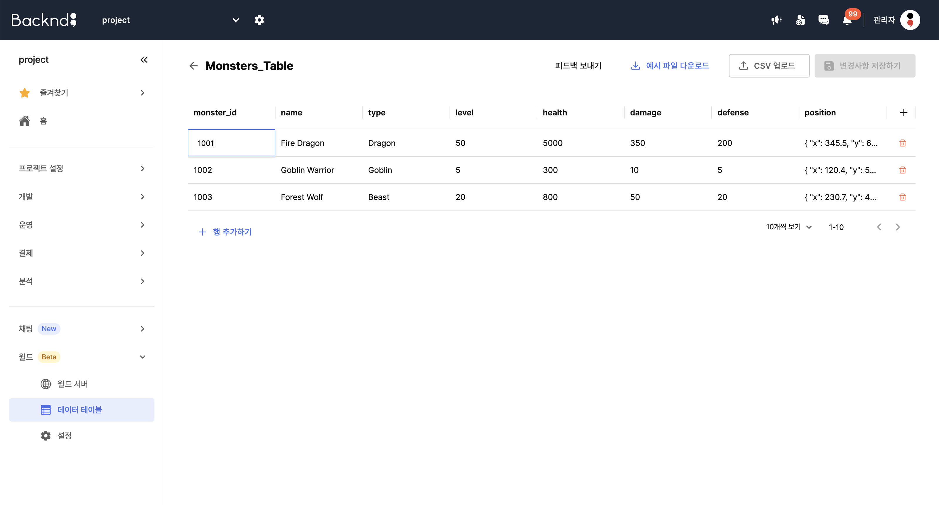 data table 4